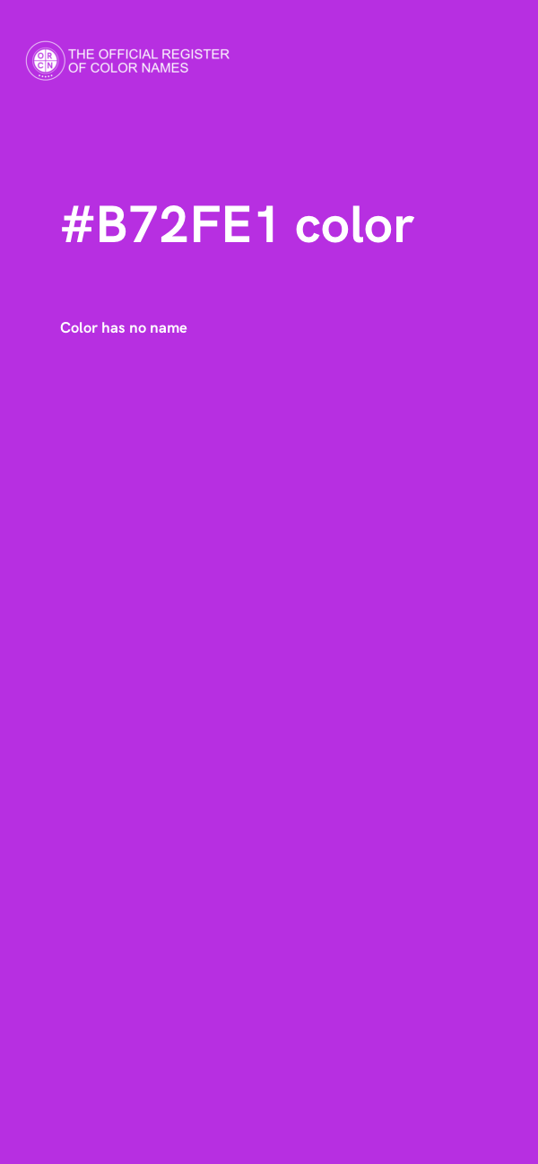 #B72FE1 color image
