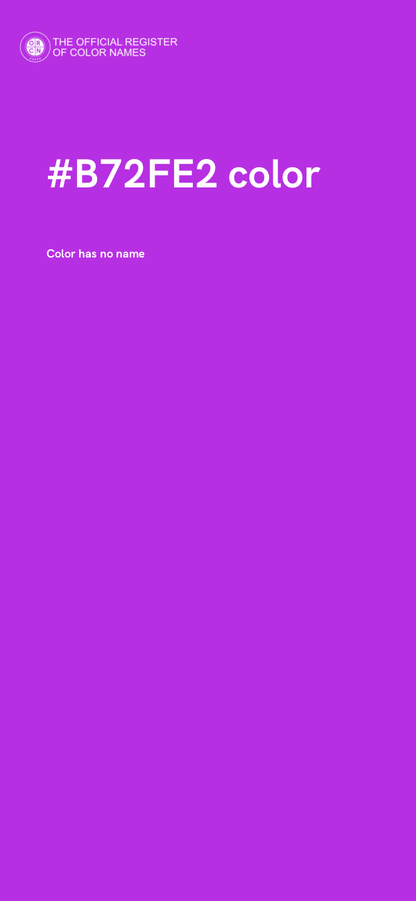 #B72FE2 color image
