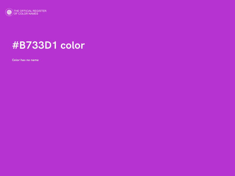 #B733D1 color image