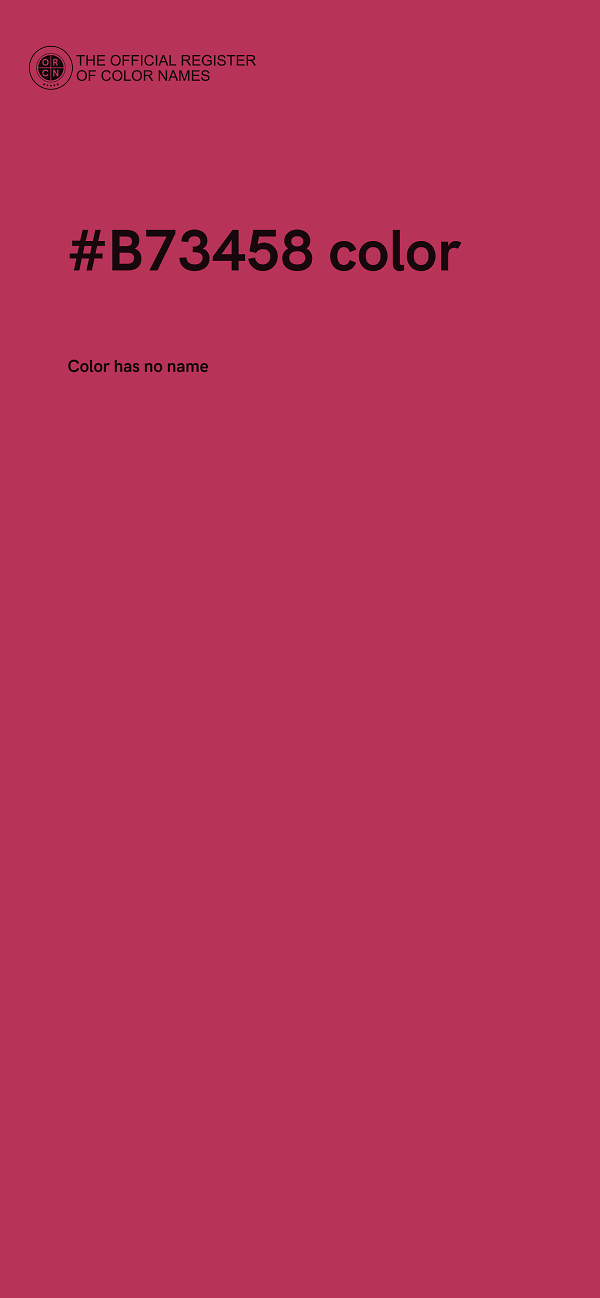 #B73458 color image