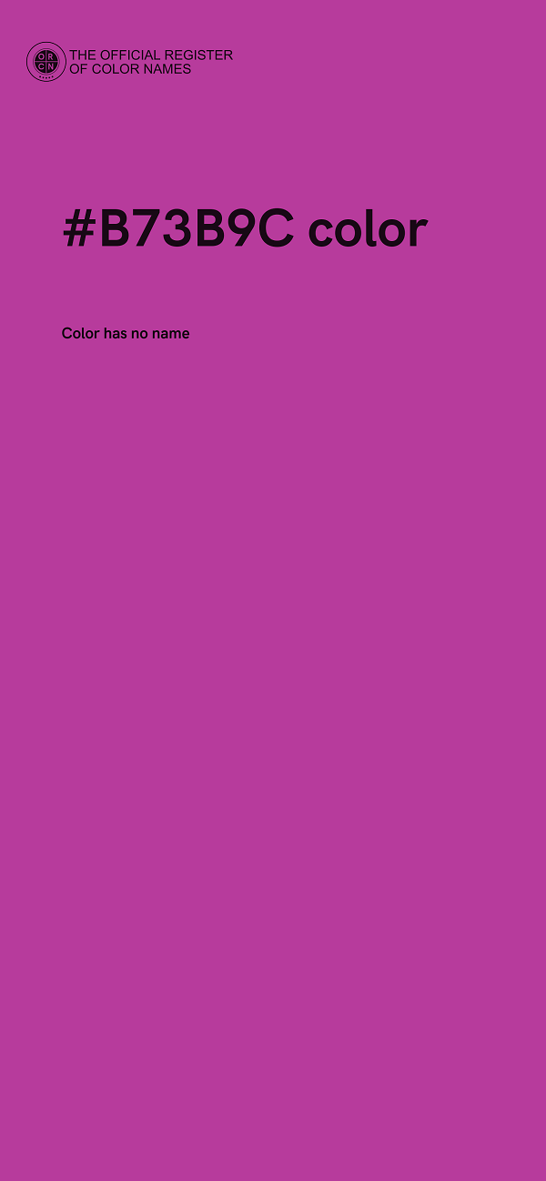 #B73B9C color image
