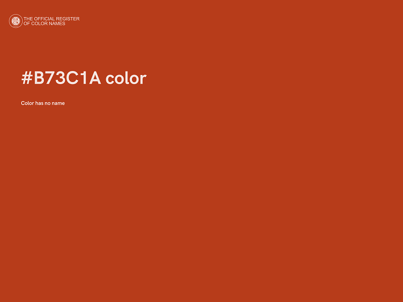 #B73C1A color image