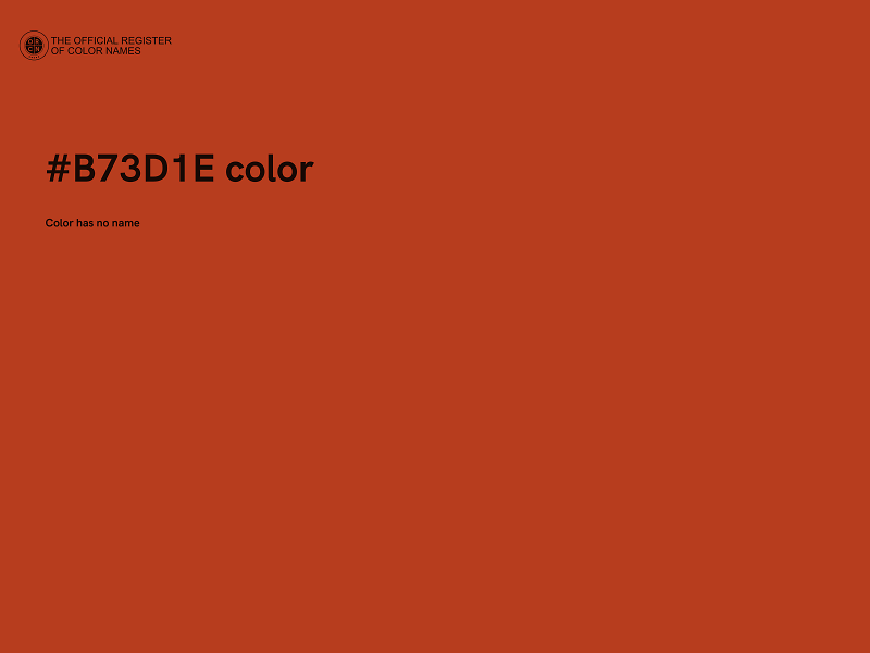 #B73D1E color image