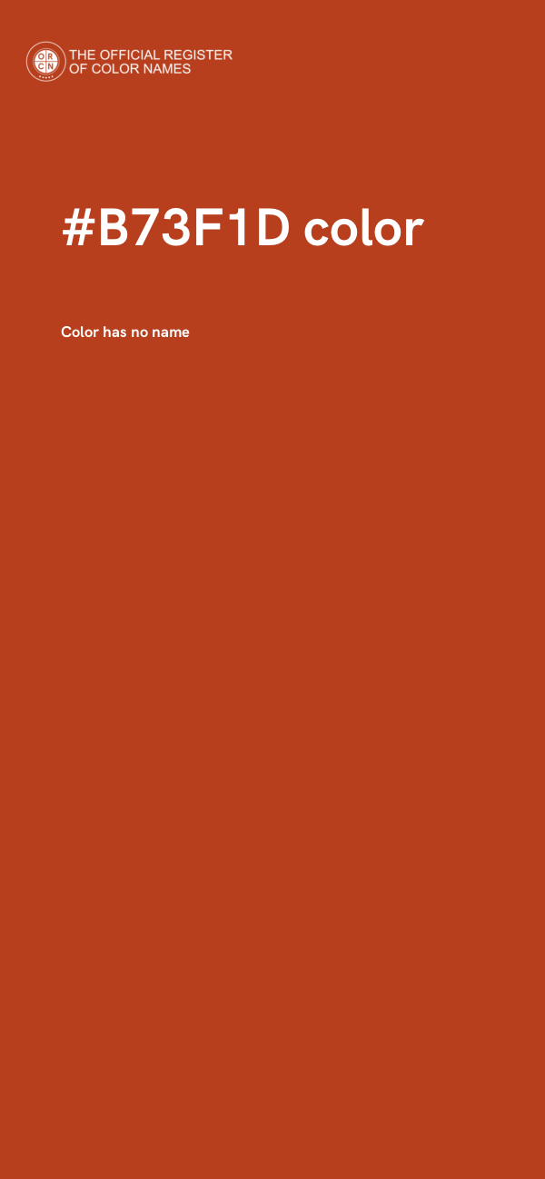 #B73F1D color image