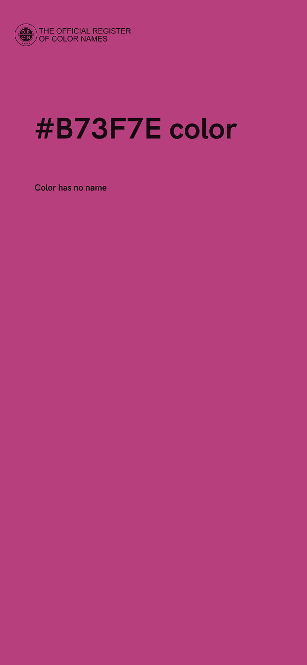 #B73F7E color image