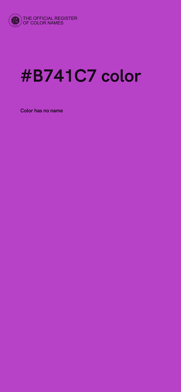 #B741C7 color image