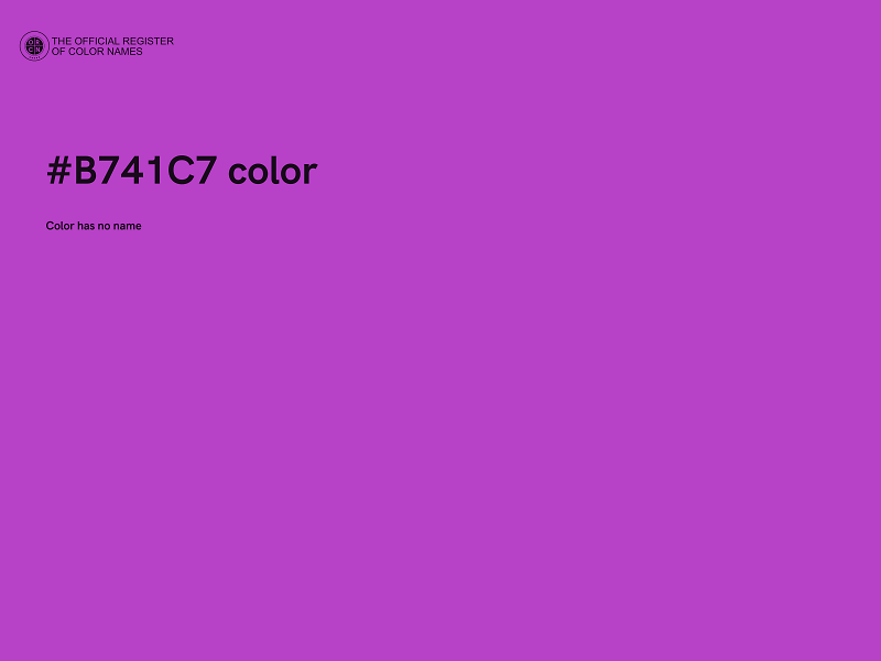 #B741C7 color image