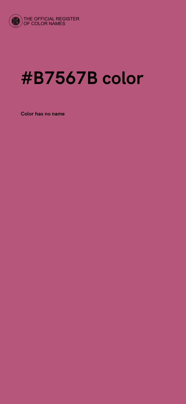 #B7567B color image