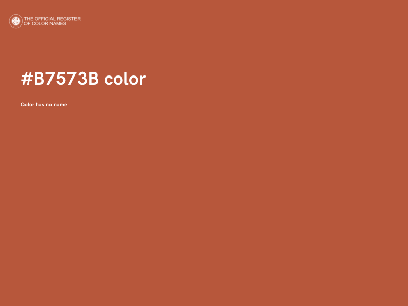 #B7573B color image