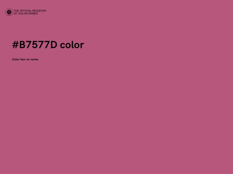 #B7577D color image