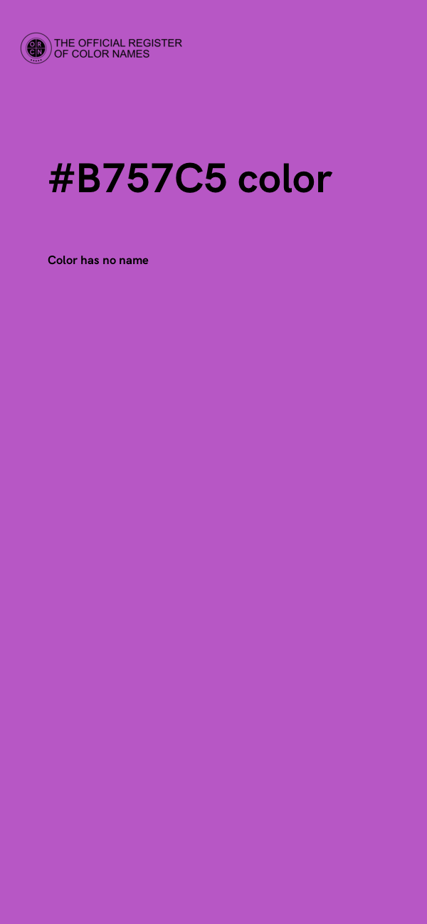 #B757C5 color image