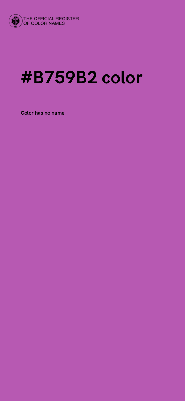 #B759B2 color image