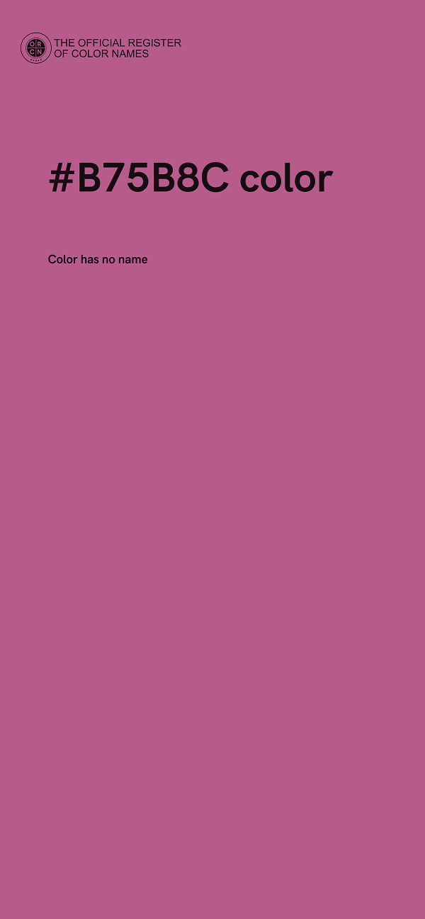 #B75B8C color image