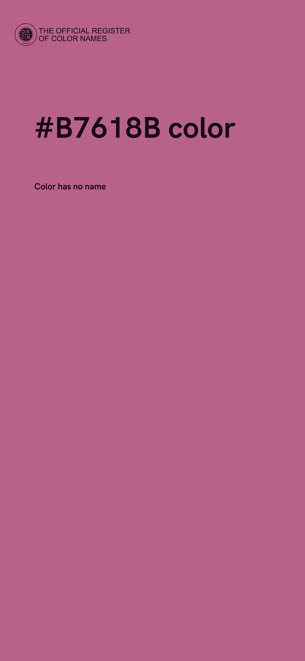 #B7618B color image
