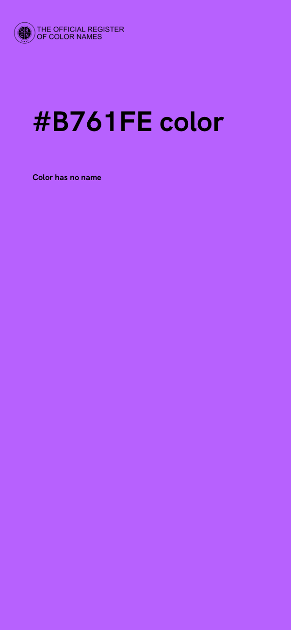 #B761FE color image