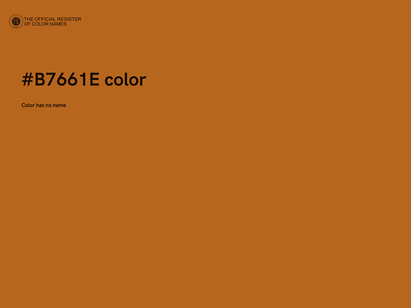 #B7661E color image