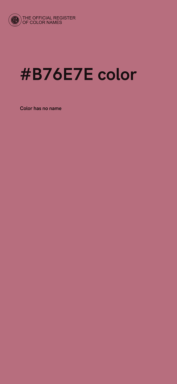 #B76E7E color image