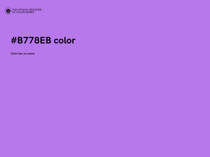 #B778EB color image