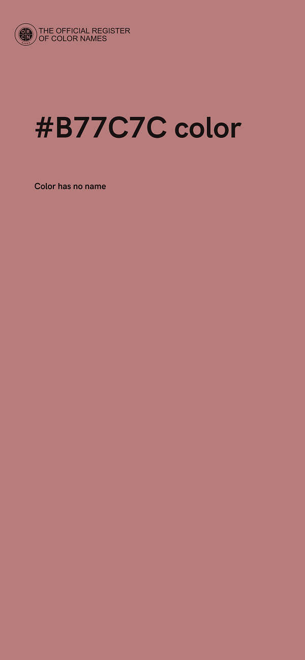 #B77C7C color image
