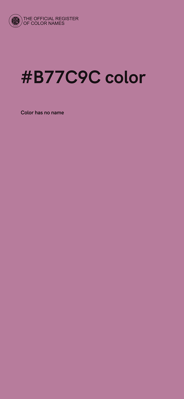 #B77C9C color image