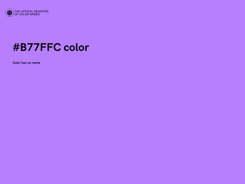#B77FFC color image