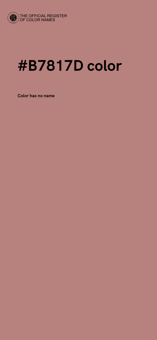 #B7817D color image