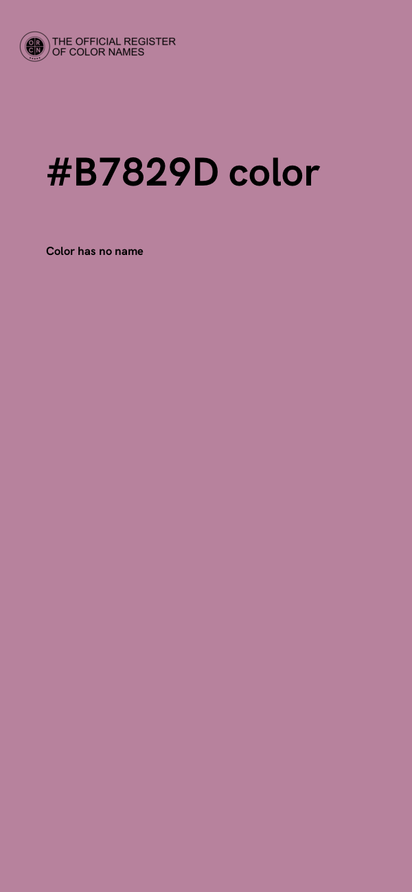 #B7829D color image