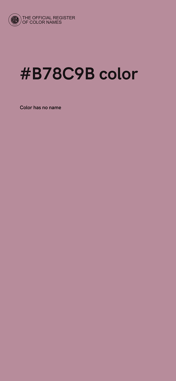 #B78C9B color image