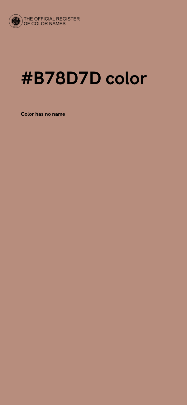 #B78D7D color image