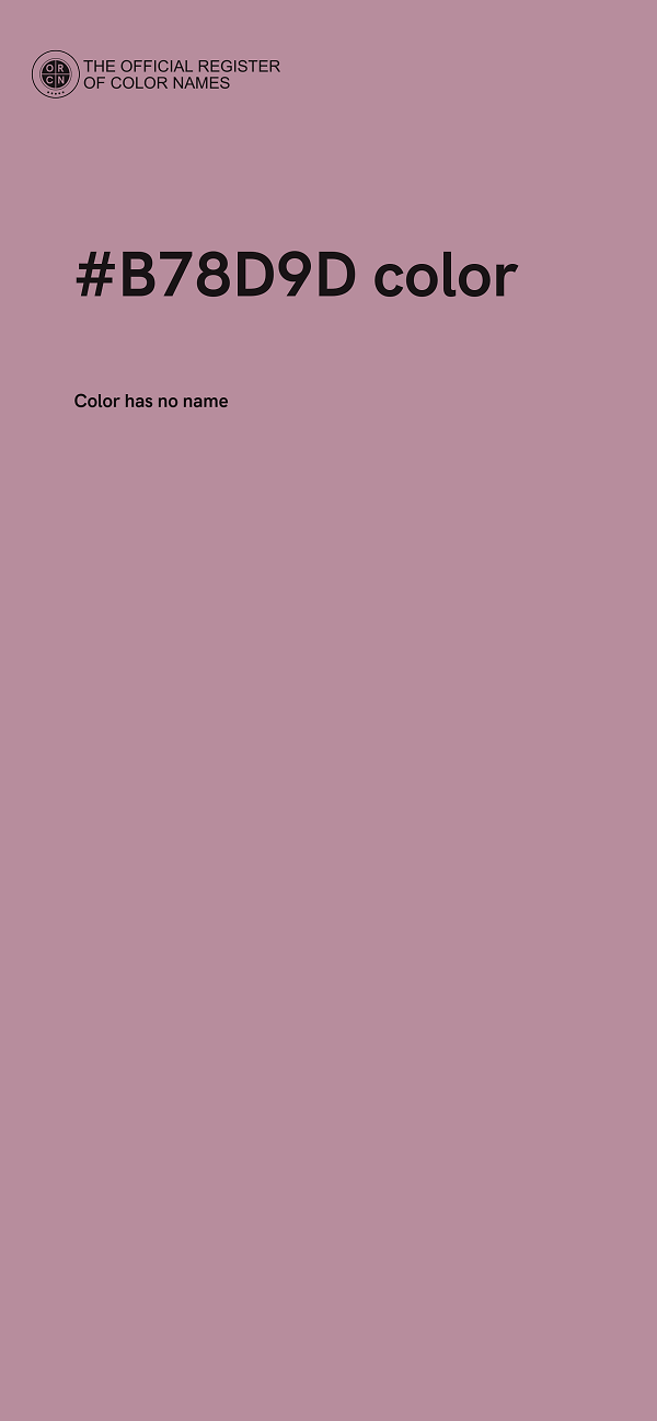 #B78D9D color image