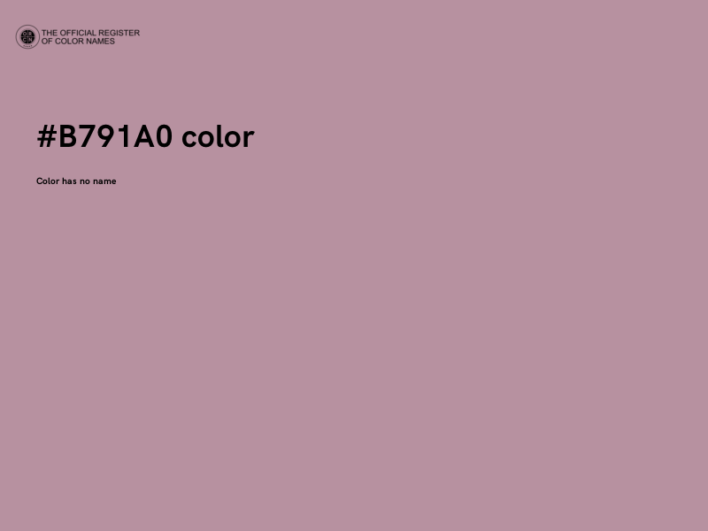 #B791A0 color image