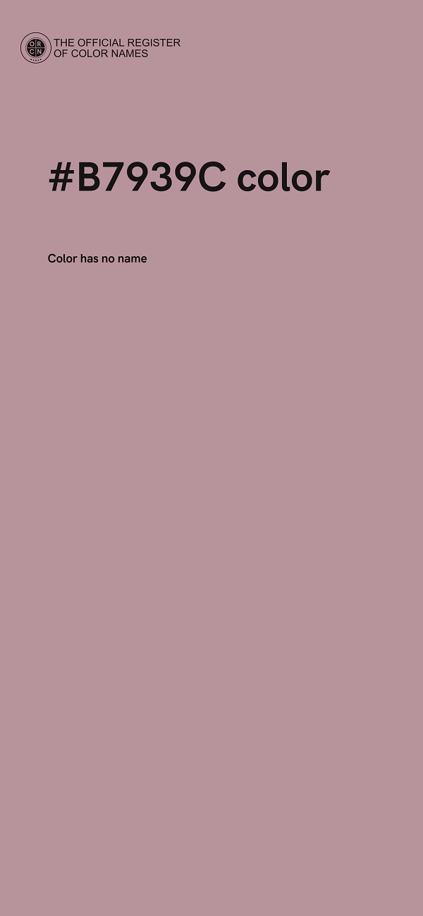 #B7939C color image
