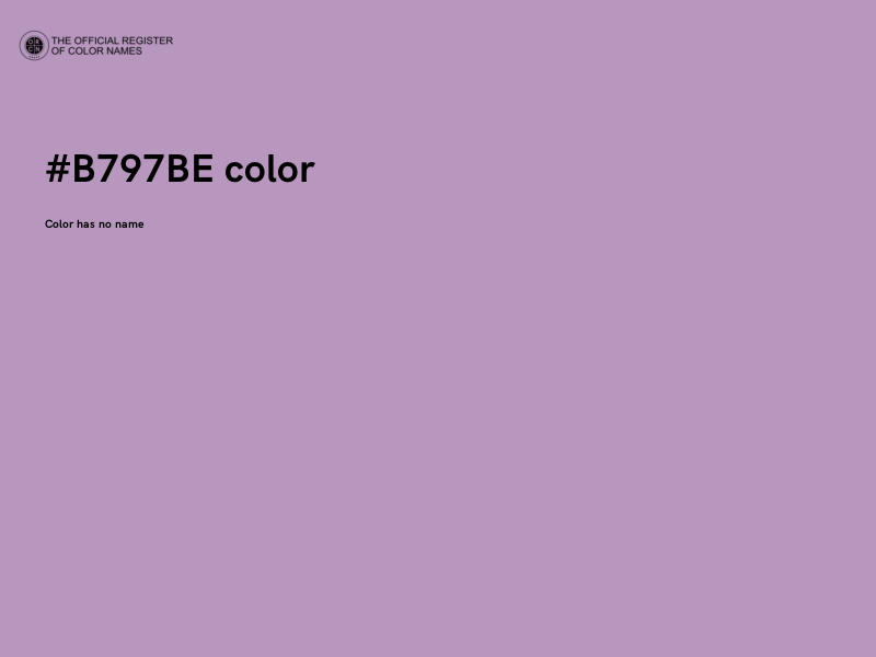 #B797BE color image