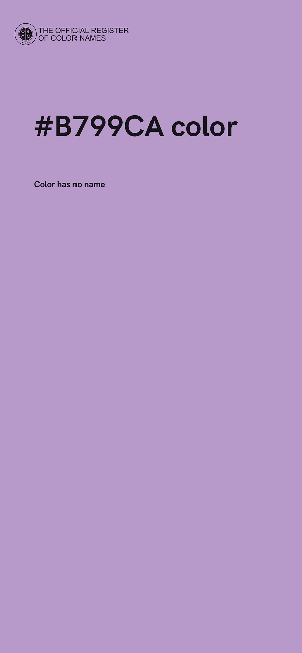#B799CA color image