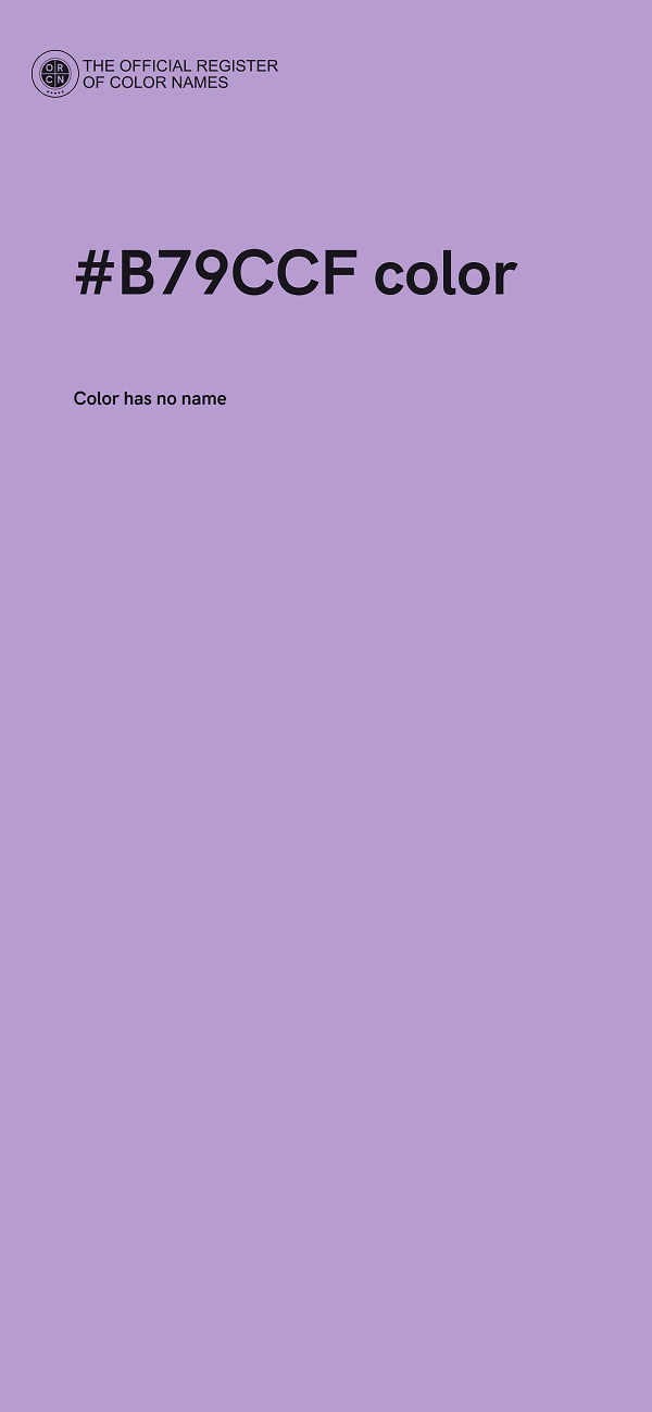 #B79CCF color image