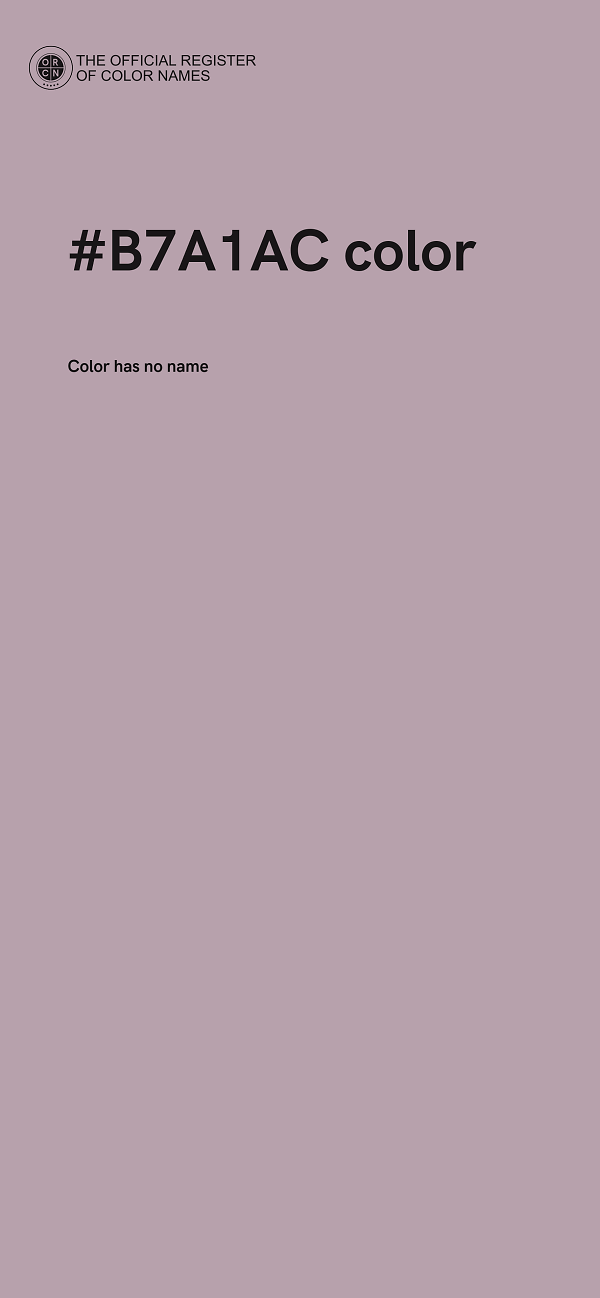 #B7A1AC color image