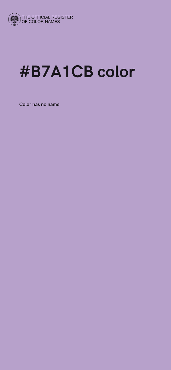 #B7A1CB color image