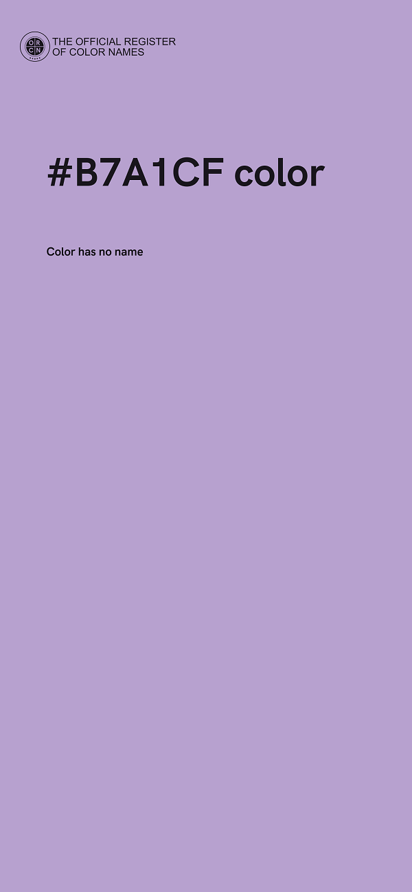 #B7A1CF color image