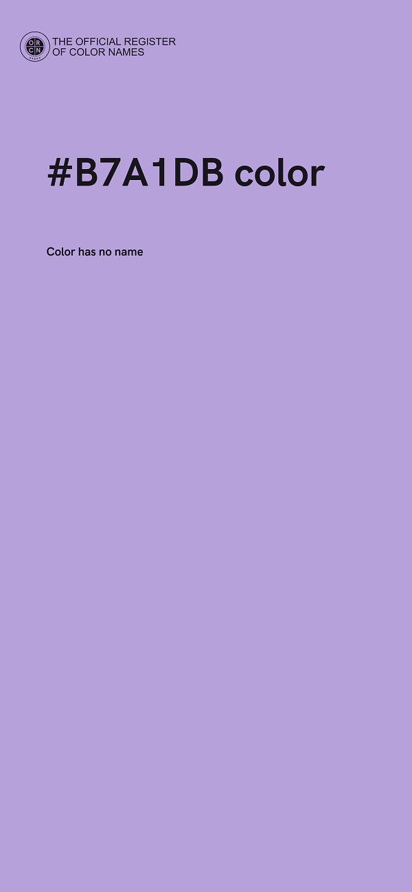 #B7A1DB color image