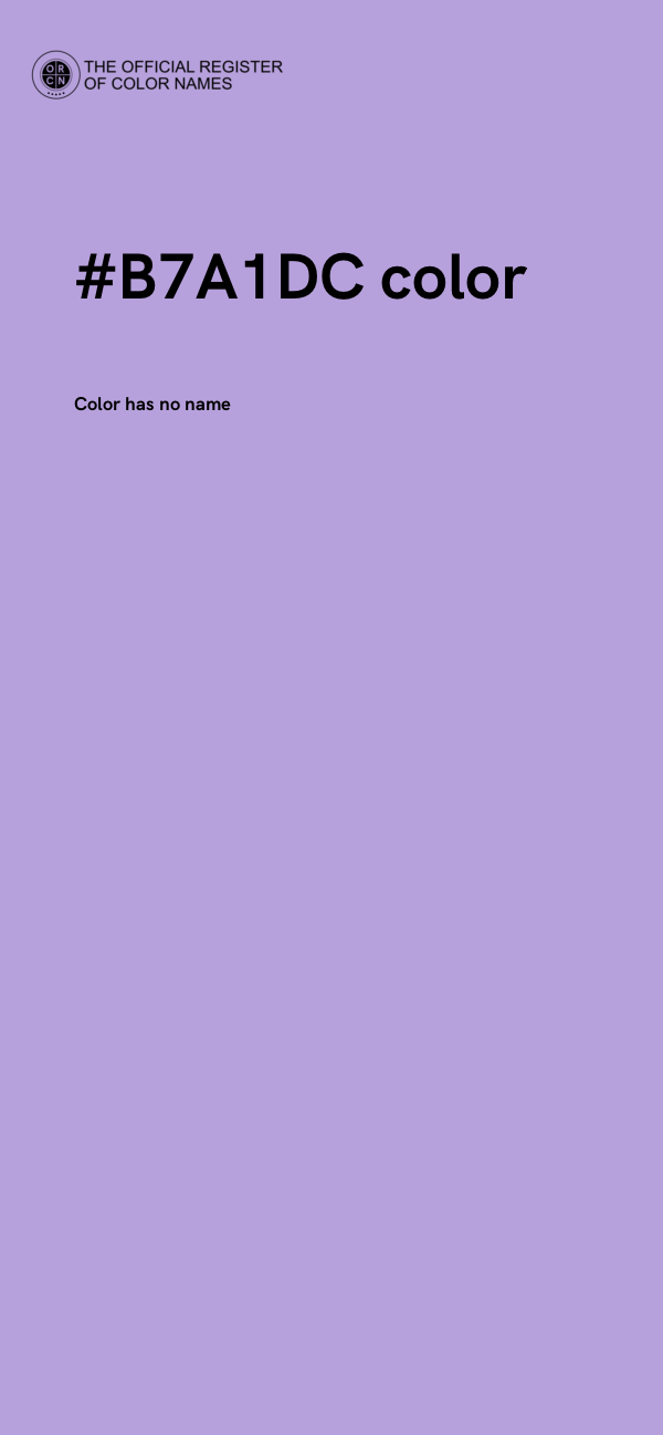 #B7A1DC color image