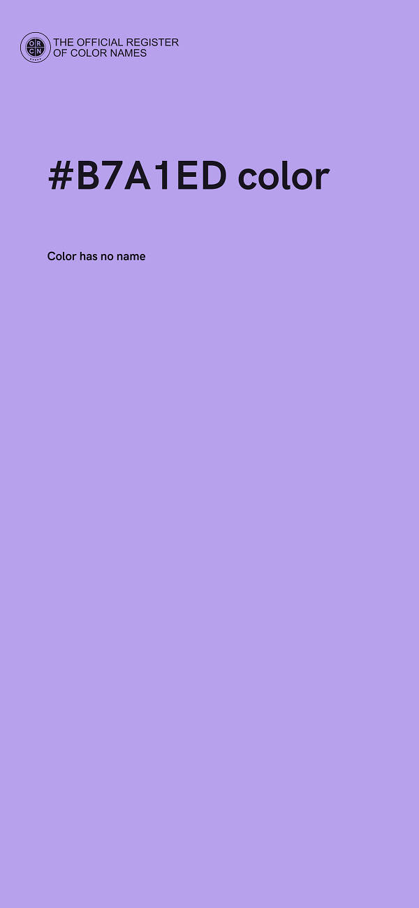 #B7A1ED color image