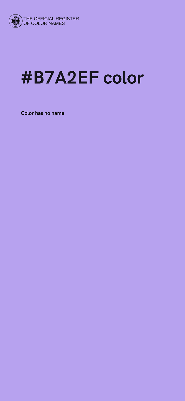 #B7A2EF color image