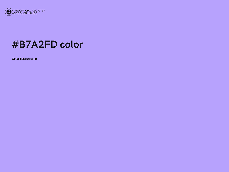 #B7A2FD color image