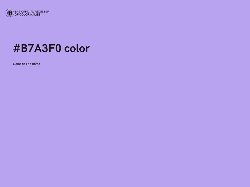 #B7A3F0 color image