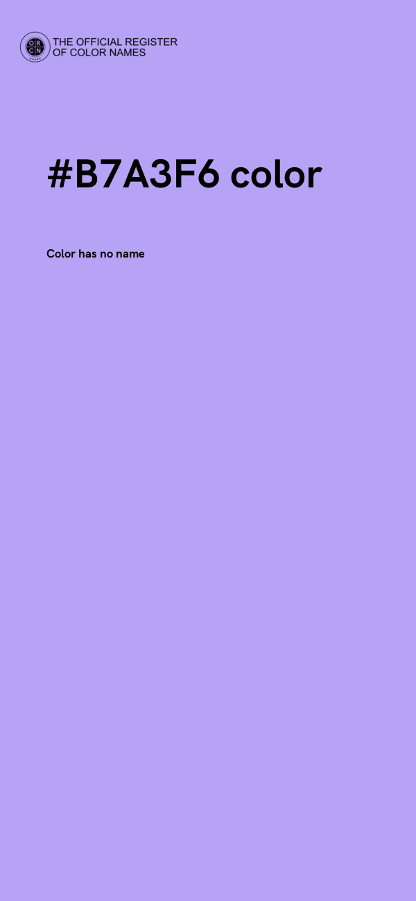 #B7A3F6 color image