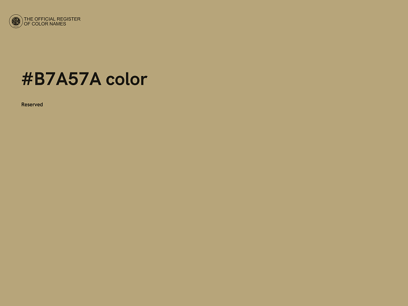 #B7A57A color image