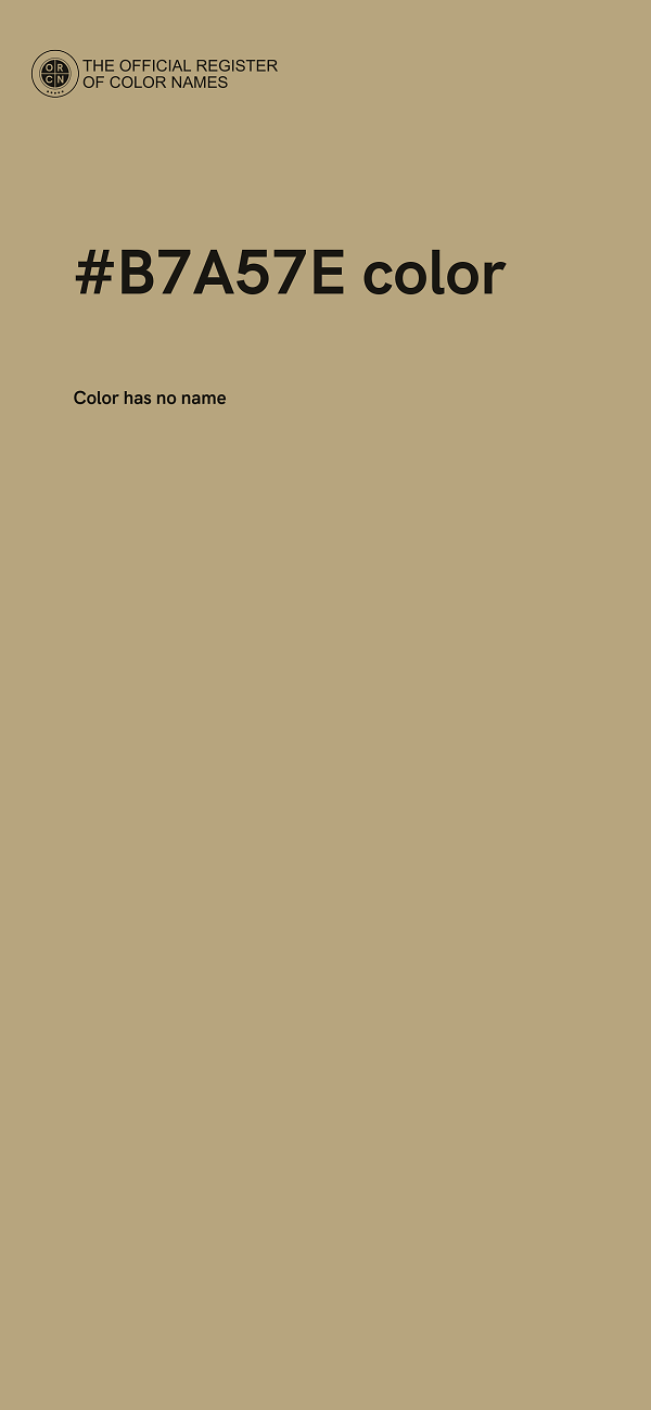 #B7A57E color image