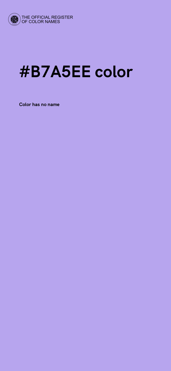 #B7A5EE color image