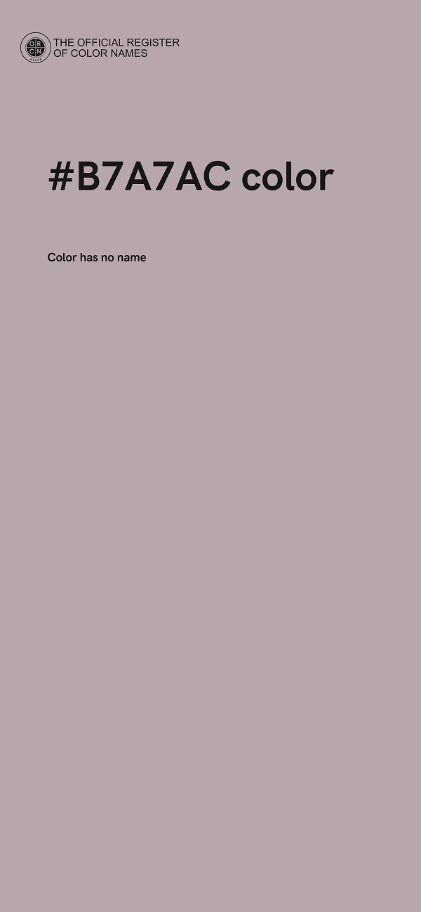 #B7A7AC color image