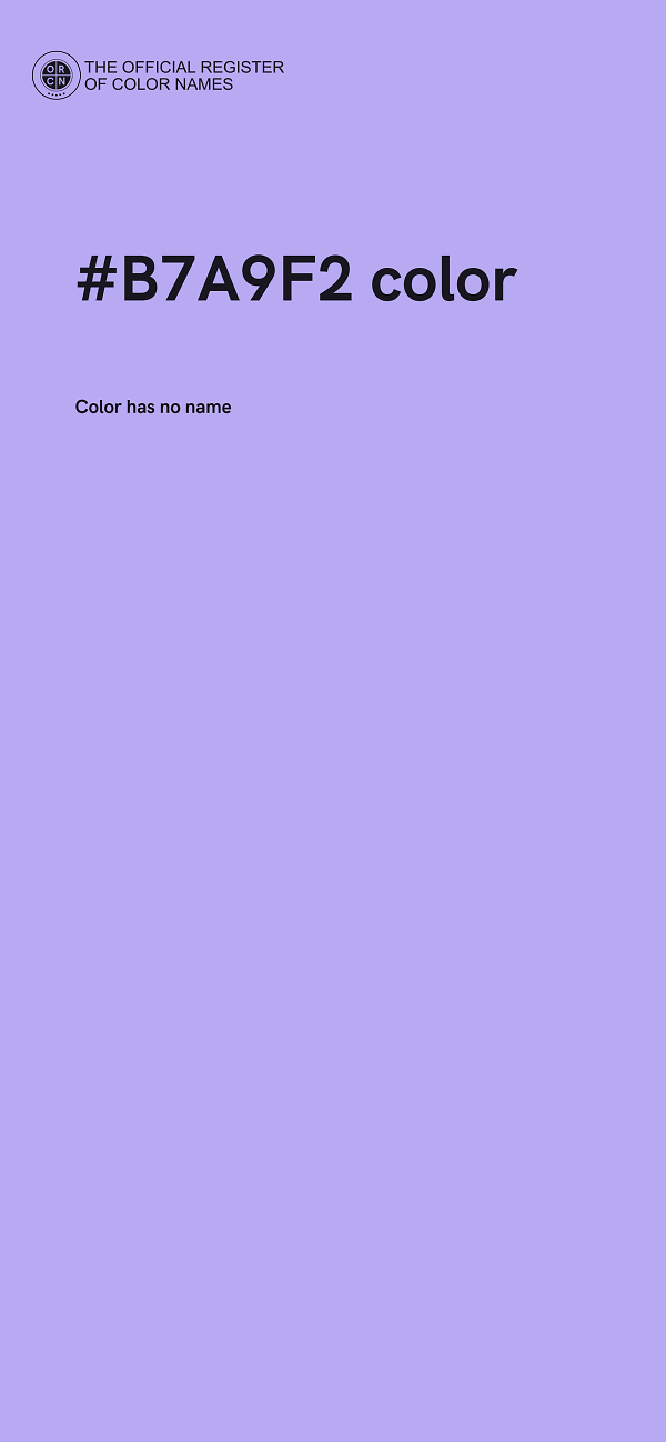 #B7A9F2 color image